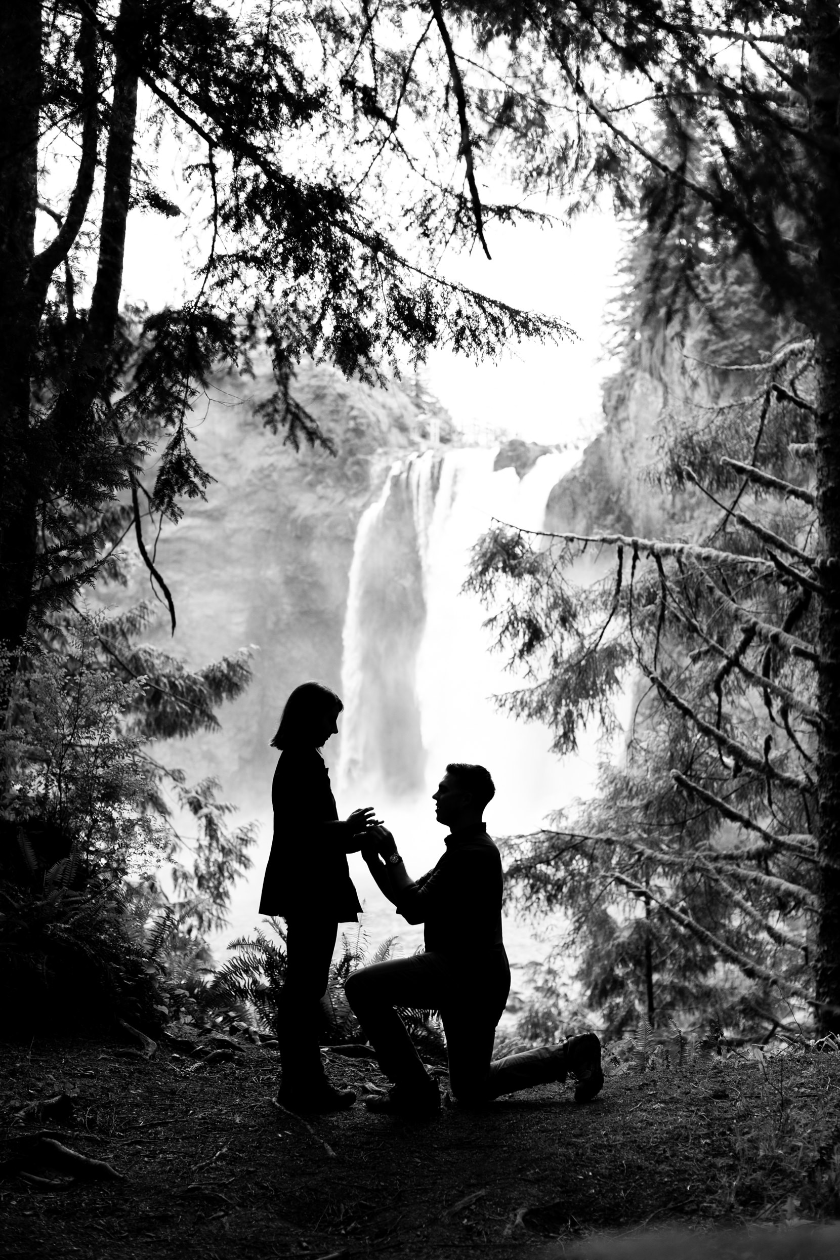 Snoqualmie Falls Proposal Photos